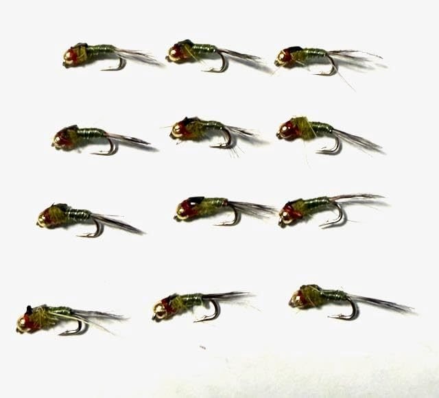 Natural Iron Lotus trout fly, size 18