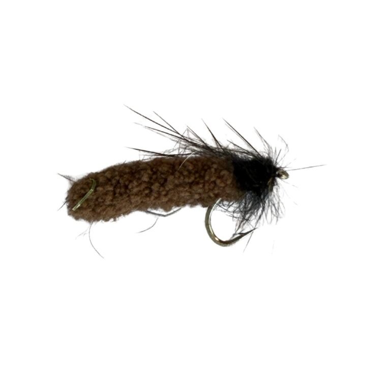 Brown Mop Fly trout fly, size 12